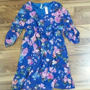 Floral Silky Dress